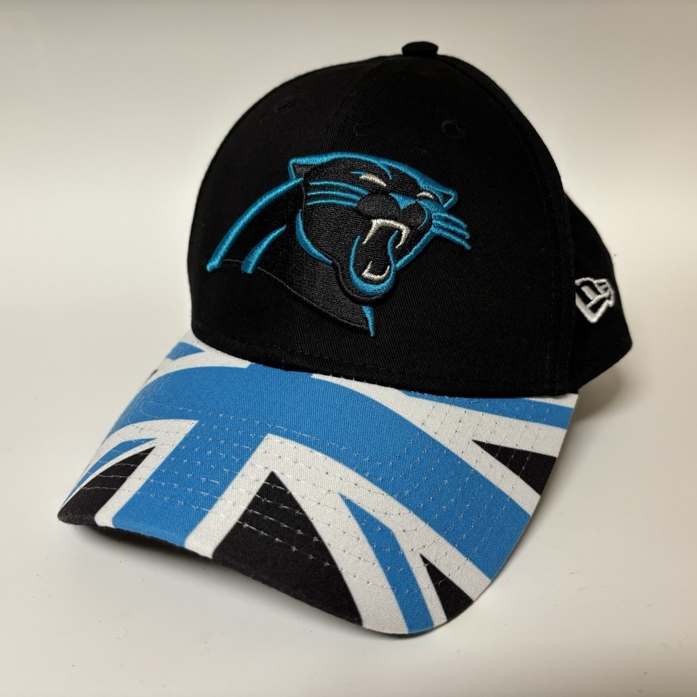 RARE Carolina Panthers NFL London Games New Era Union Jack Baseball Cap Black